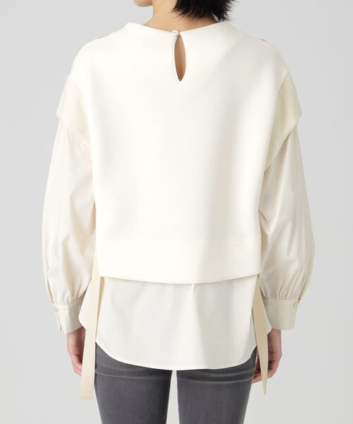 LOVELESS（ラブレス）の「ストライプケーブルコンビプルオーバー（その他トップス・レディース・ネイビー/イエロー系その他2・FREE）」の5枚目の写真