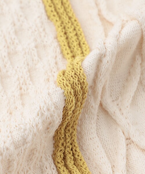 LOVELESS（ラブレス）の「ストライプケーブルコンビプルオーバー（その他トップス・レディース・ネイビー/イエロー系その他2・FREE）」の9枚目の写真