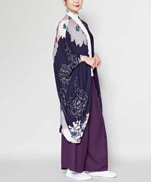 カヤ（カヤ）の「【カヤ】錦秋ならいUV羽織（カーディガン/ボレロ