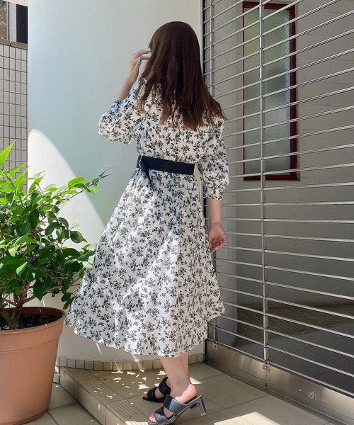 TORTE（トルテ）の「シャツギャザーワンピース（ワンピース・レディース・ホワイト系その他/ブラック系その他/グリーン系その他/ライトグリーン/レッド系その他・FREE）」の10枚目の写真