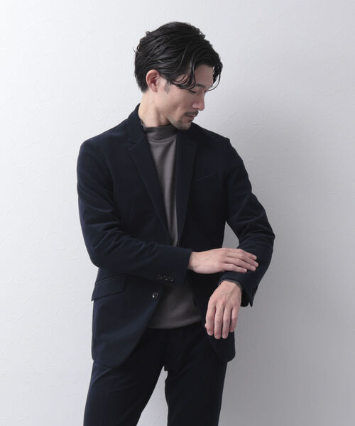 Stutostein Nolley's(シュテットシュタインノーリーズ)の「MODERN FIT JK(ストレスフリーの快適ジャケット)(テーラードジャケット・メンズ・ダークネイビー・XL/L/S/M)」の6枚目の写真