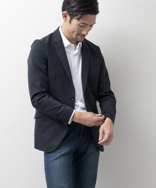 Stutostein Nolley's(シュテットシュタインノーリーズ)の「MODERN FIT JK(ストレスフリーの快適ジャケット)(テーラードジャケット・メンズ・ダークネイビー・XL/L/S/M)」の12枚目の写真