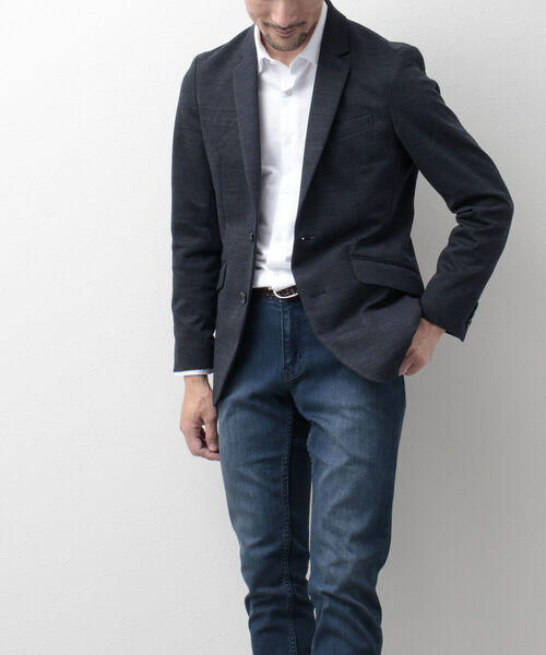 Stutostein Nolley's(シュテットシュタインノーリーズ)の「MODERN FIT JK(ストレスフリーの快適ジャケット)(テーラードジャケット・メンズ・ダークネイビー・XL/L/S/M)」の4枚目の写真