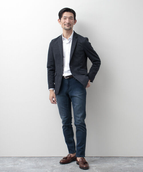 Stutostein Nolley's(シュテットシュタインノーリーズ)の「MODERN FIT JK(ストレスフリーの快適ジャケット)(テーラードジャケット・メンズ・ダークネイビー・XL/L/S/M)」の14枚目の写真