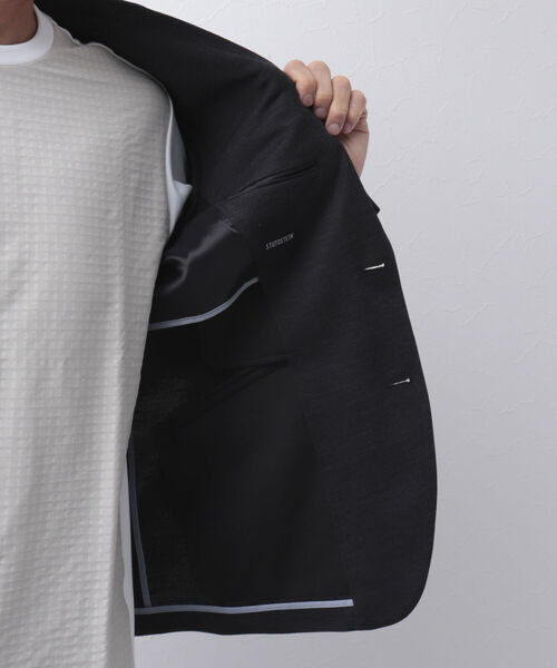 Stutostein Nolley's(シュテットシュタインノーリーズ)の「MODERN FIT JK(ストレスフリーの快適ジャケット)(テーラードジャケット・メンズ・ダークネイビー・XL/L/S/M)」の17枚目の写真
