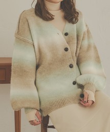 2WAYグラデーションカーディガン/【WEB/EC限定商品】