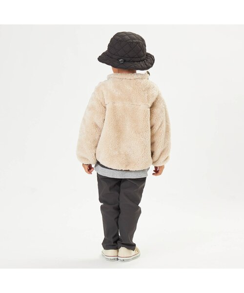 F.O.KIDS(エフオーキッズ)の「ファーフリースジャケット(その他アウター・キッズ・チャコール/アイボリー/レッド・120/110/95/130/80/100/90/140)」の8枚目の写真