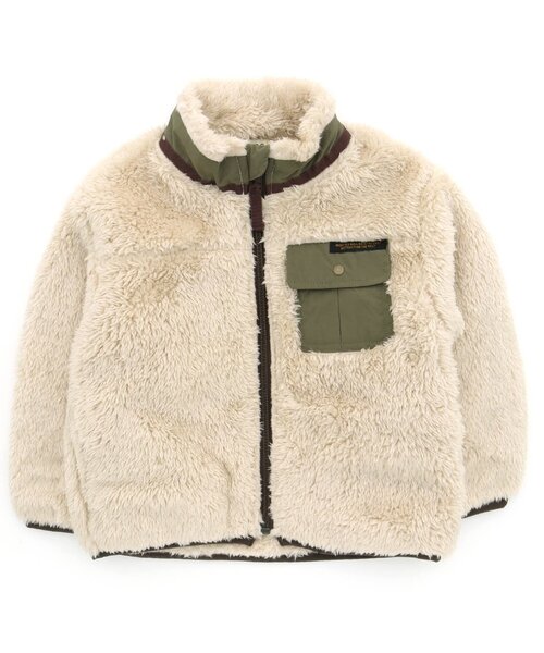 F.O.KIDS(エフオーキッズ)の「ファーフリースジャケット(その他アウター・キッズ・チャコール/アイボリー/レッド・120/110/95/130/80/100/90/140)」の15枚目の写真