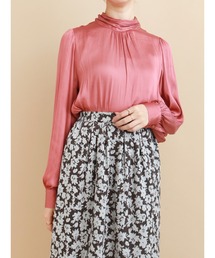 Te chichi | ハイネックシャーリングカラーブラウス(シャツ/ブラウス)