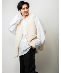 Beno | イミテーションファー ビッグベスト(ベスト)