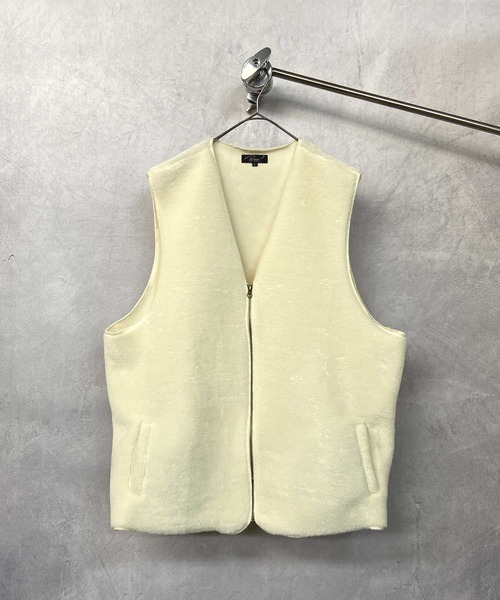 Beno(ビーノ)の「イミテーションファー ビッグベスト(ベスト・メンズ・ブラウン/ブラック/オフホワイト・M/L)」の12枚目の写真