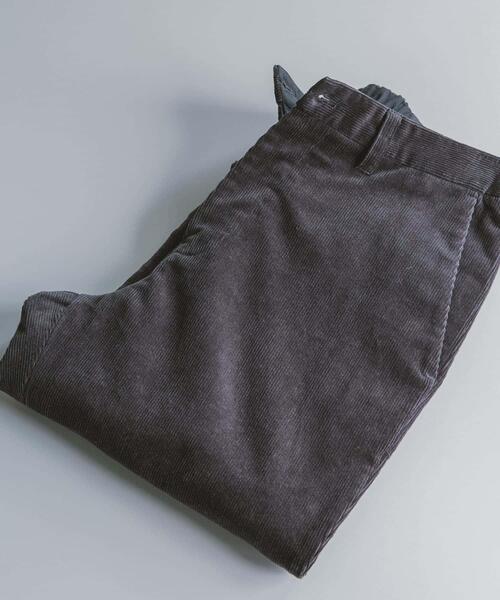 URBAN RESEARCH DOORS（アーバンリサーチドアーズ）の「コーデュロイ テーパードトラウザー（その他パンツ・メンズ・ネイビー/キャメル/グリーン/ブラウン/オフホワイト/チャコールグレー・SMALL/MEDIUM/LARGE）」の3枚目の写真