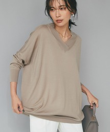 RIVE DROITE（リヴドロワ）の「キレイ見えするネックライン/カシミヤ混ワイドチュニックニット（ニット/セーター）」