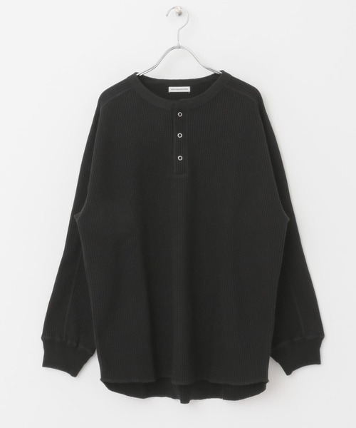 URBAN RESEARCH DOORS(アーバンリサーチドアーズ)の「『UR TECH』ワッフルヘンリーネックTシャツ(Tシャツ/カットソー・メンズ・ベージュ系その他/グリーン/ネイビー/ブラック・MEDIUM/LARGE)」の13枚目の写真