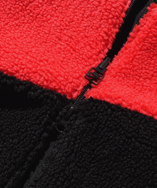 NIKE（ナイキ）の「WEB限定 NIKE/ナイキ VM スウッシュ フルジップ リバーシブルジャケット/フリースジャケット（ブルゾン・メンズ・チャコールグレー/ブルー/レッド/ピンク/オリーブ/キャメル・MEDIUM/LARGE/XX-LARGE/SMALL/X-LARGE）」の12枚目の写真