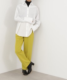 N.（N. Natural Beauty Basic） | 【S Size Line】◆ストレッチタックストレートカラーパンツ(スラックス)