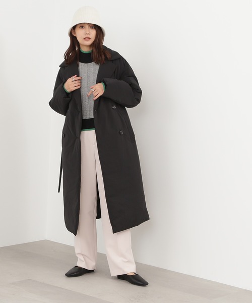 N.（N. Natural Beauty Basic）（エヌエヌナチュラルビューティーベーシック）の「【S Size Line】◆ストレッチタックストレートカラーパンツ（スラックス・レディース・パープル/ブラック/ナチュラル/イエロー・SMALL/MEDIUM）」の6枚目の写真