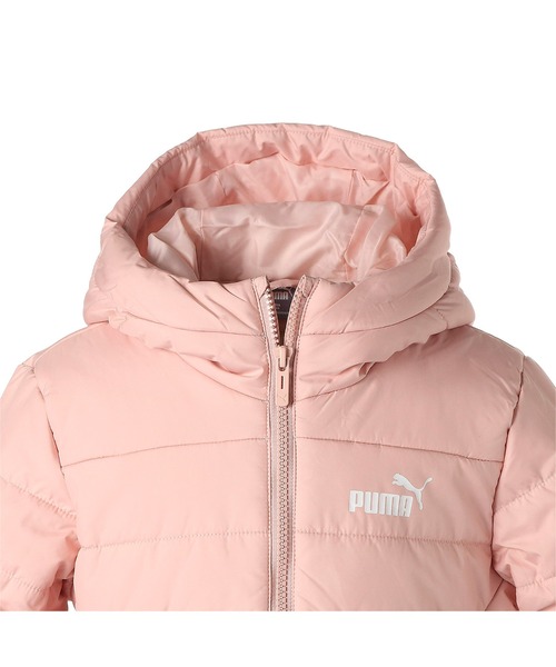 PUMA（プーマ）の「PUMA プーマ キッズ ESS パデッド 中綿 コート 120-160cm（ダウンジャケット/コート・キッズ・ピンク系その他/ブラック・160/140/120/130/150）」の5枚目の写真