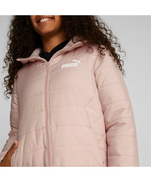 PUMA（プーマ）の「PUMA プーマ キッズ ESS パデッド 中綿 コート 120-160cm（ダウンジャケット/コート・キッズ・ピンク系その他/ブラック・160/140/120/130/150）」の7枚目の写真