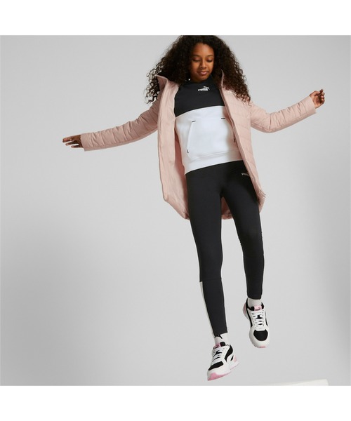 PUMA（プーマ）の「PUMA プーマ キッズ ESS パデッド 中綿 コート 120-160cm（ダウンジャケット/コート・キッズ・ピンク系その他/ブラック・160/140/120/130/150）」の8枚目の写真