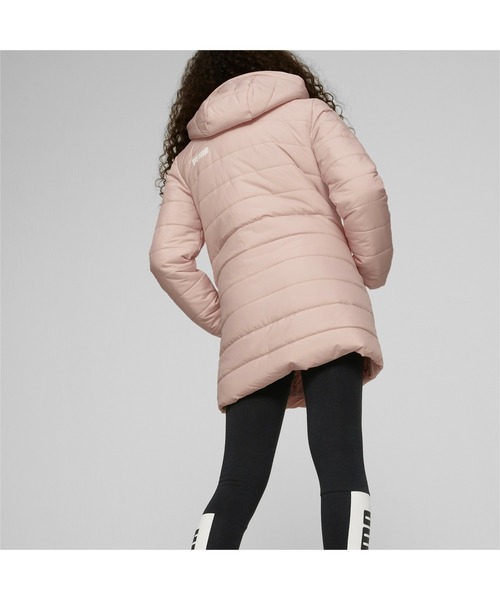 PUMA（プーマ）の「PUMA プーマ キッズ ESS パデッド 中綿 コート 120-160cm（ダウンジャケット/コート・キッズ・ピンク系その他/ブラック・160/140/120/130/150）」の10枚目の写真