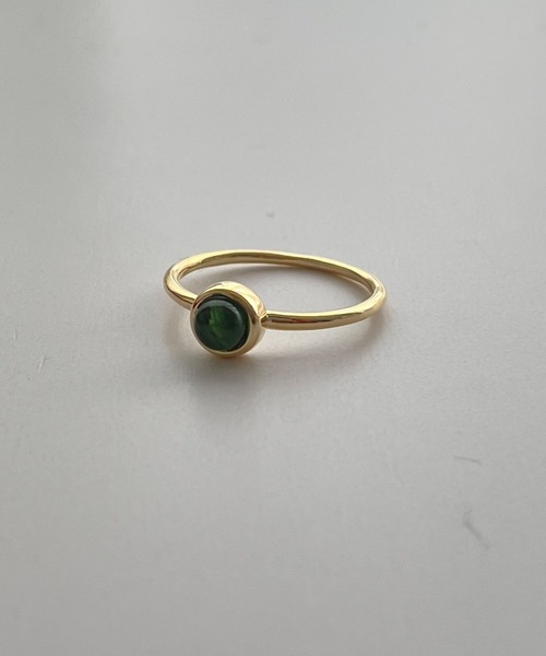 CANAL JEAN(キャナルジーン)の「Pt stoneプチリング(リング・レディース・グレー/グリーン/ホワイト/ベージュ・ONE SIZE)」の9枚目の写真