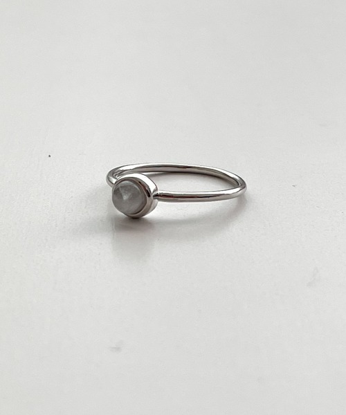 CANAL JEAN(キャナルジーン)の「Pt stoneプチリング(リング・レディース・グレー/グリーン/ホワイト/ベージュ・ONE SIZE)」の13枚目の写真