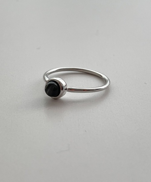 CANAL JEAN(キャナルジーン)の「Pt stoneプチリング(リング・レディース・グレー/グリーン/ホワイト/ベージュ・ONE SIZE)」の14枚目の写真