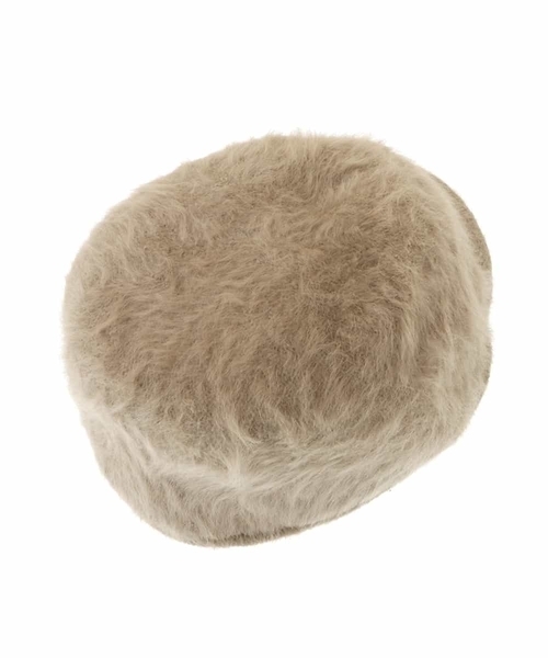 a.v.v(アーヴェヴェ)の「シャギーキャスケット(キャスケット・レディース・チャコールグレー/ベージュ・38)」の8枚目の写真