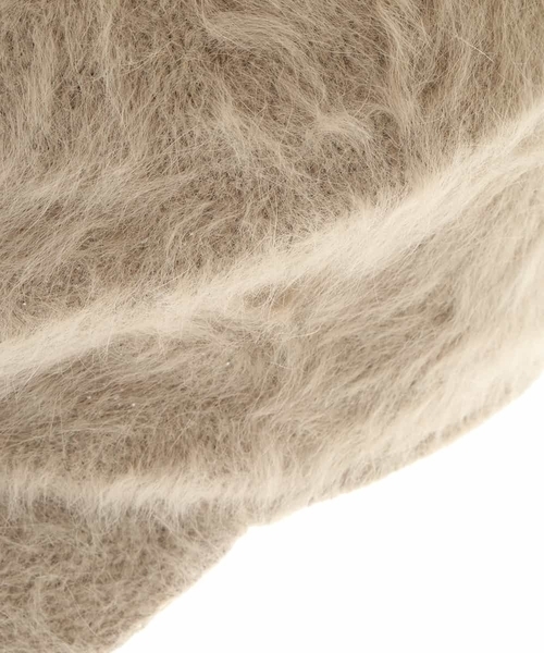 a.v.v(アーヴェヴェ)の「シャギーキャスケット(キャスケット・レディース・チャコールグレー/ベージュ・38)」の9枚目の写真