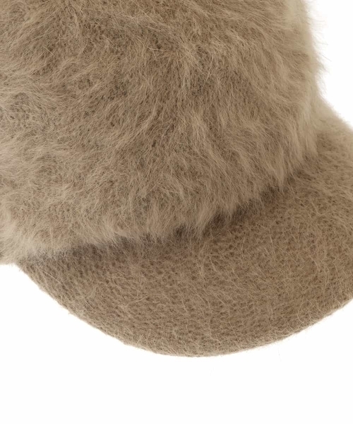 a.v.v(アーヴェヴェ)の「シャギーキャスケット(キャスケット・レディース・チャコールグレー/ベージュ・38)」の11枚目の写真