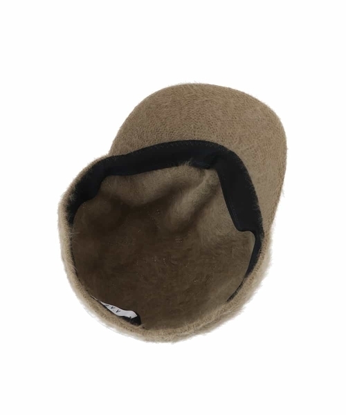 a.v.v(アーヴェヴェ)の「シャギーキャスケット(キャスケット・レディース・チャコールグレー/ベージュ・38)」の12枚目の写真