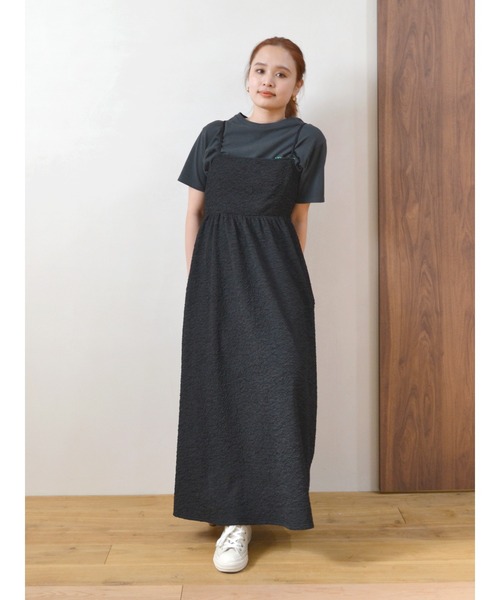 Ungrid（アングリッド）の「カラーエンブロイダリーTee（Tシャツ/カットソー・レディース・チャコールグレー/オフホワイト/ピンク/グリーン/オレンジ・FREE）」の14枚目の写真