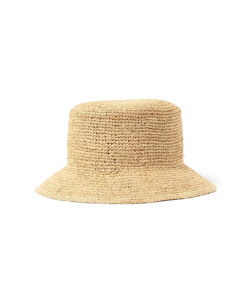 Demi-Luxe BEAMS(デミルクス ビームス)の「GRILLO × Demi-Luxe BEAMS / 別注 ストローハット(ハット・レディース・ベージュ・ONE SIZE)」の2枚目の写真