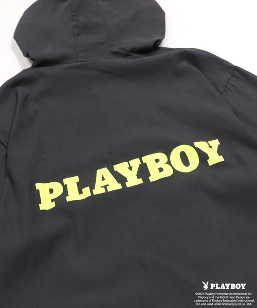 PLAYBOY(プレイボーイ)の「PLAYBOYスーパーストレッチジップパーカー(パーカー・メンズ・チャコール/ブラック・M/L/XL)」の13枚目の写真