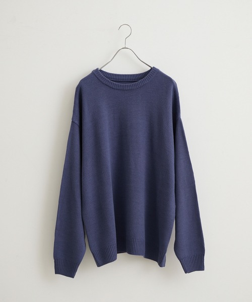 セール】こめ×JUNRed サイドボタンルーズニットプルオーバー（ニット