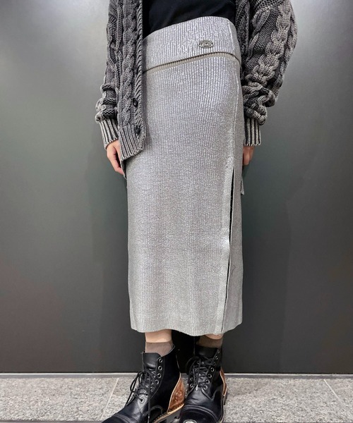 DIESEL（ディーゼル）の「レディース ニット スカート ミモレ丈