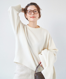 plage | ファインウール ワイドクルー プルオーバー(ニット/セーター)