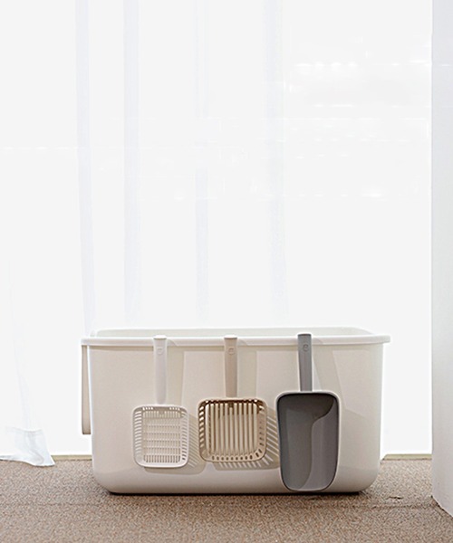 限定】猫トイレ用 選べる猫砂スコップ3タイプ［インテリア猫トイレ