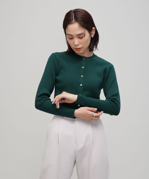 LB.03/アルガンオイル加工リブタートルニット