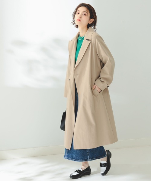 B:MING by BEAMS(ビーミングバイビームス)の「B:MING by BEAMS / タイロッケン コート(トレンチコート・レディース・ベージュ/カーキ/ライトグレー系・SMALL/MEDIUM)」の20枚目の写真