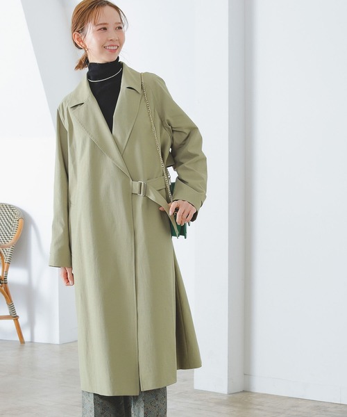 B:MING by BEAMS(ビーミングバイビームス)の「B:MING by BEAMS / タイロッケン コート(トレンチコート・レディース・ベージュ/カーキ/ライトグレー系・SMALL/MEDIUM)」の6枚目の写真