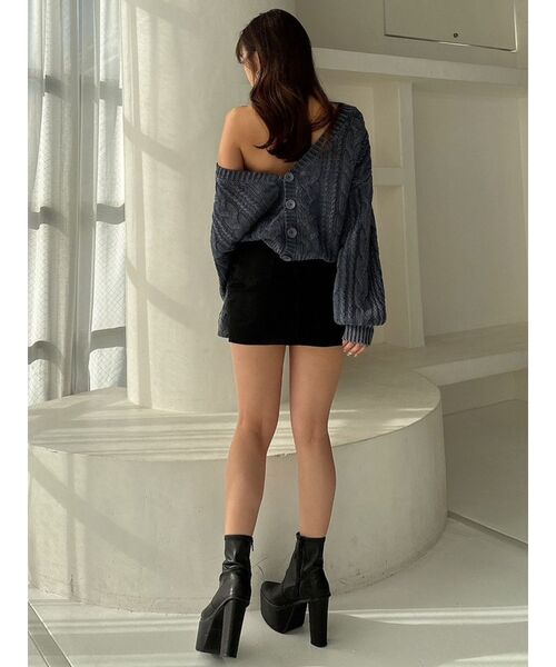 GYDA（ジェイダ）の「2WAYブリーチBACKボタン ニットトップス（ニット/セーター・レディース・オリーブ/ピンク/ネイビー・FREE）」の18枚目の写真