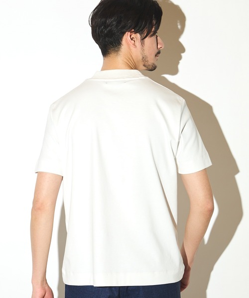 UNION STATION（ユニオンステーション）の「シルケットスムースクルーネックテーラーT（Tシャツ/カットソー・メンズ・ブラック/ホワイト/ネイビー・LL/L/M）」の13枚目の写真