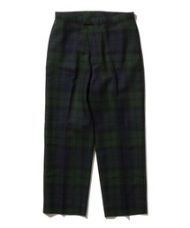 BEAMS PLUS | BEAMS PLUS / 強撚ウール チェック ドローストリング トラウザーズ(その他パンツ)
