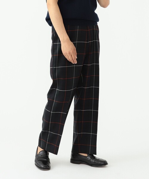 BEAMS PLUS(ビームスプラス)の「BEAMS PLUS / 強撚ウール チェック ドローストリング トラウザーズ(その他パンツ・メンズ・その他1/その他・M/XL/L/S)」の6枚目の写真
