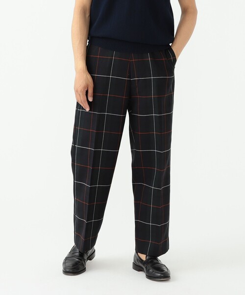 BEAMS PLUS(ビームスプラス)の「BEAMS PLUS / 強撚ウール チェック ドローストリング トラウザーズ(その他パンツ・メンズ・その他1/その他・M/XL/L/S)」の7枚目の写真