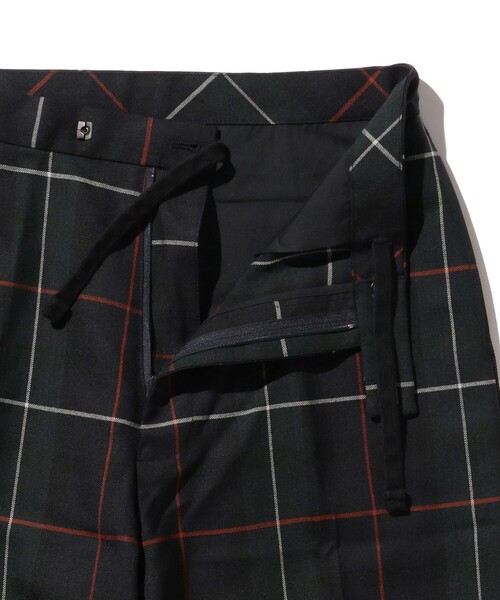 BEAMS PLUS(ビームスプラス)の「BEAMS PLUS / 強撚ウール チェック ドローストリング トラウザーズ(その他パンツ・メンズ・その他1/その他・M/XL/L/S)」の13枚目の写真