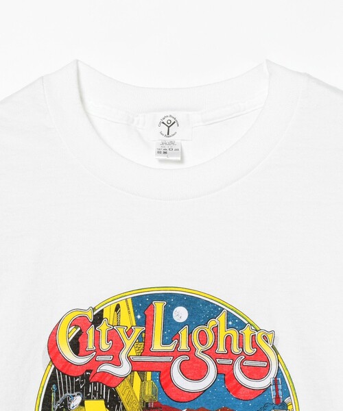 BEAMS BOY(ビームスボーイ)の「City Lights Bookstore / Pat Ryan 1975 Tシャツ(Tシャツ/カットソー・レディース・ホワイト・LARGE)」の3枚目の写真
