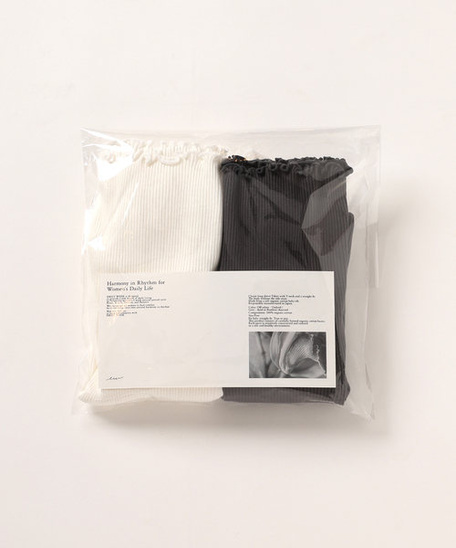 EMILY WEEK（エミリーウィーク）の「オーガニックコットン2パックリブプルオーバー（インナーウェア/肌着・レディース・A・FREE）」の3枚目の写真